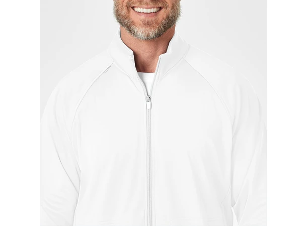 W123 Herrejakke med frontlommer White 3XL 