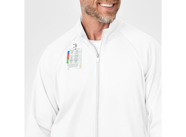 W123 Herrejakke med frontlommer White 3XL 