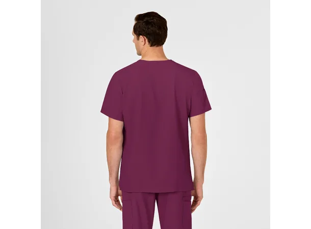 W123 Herretunika med V-hals Wine L 