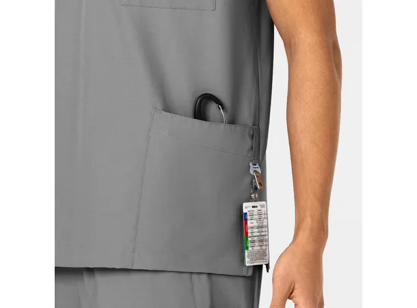 W123 Unisex tunika med 4 lommer Grey XXS 