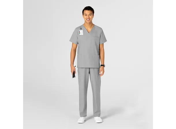 W123 Unisex tunika med 4 lommer Grey XXS 