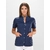 ROZA Dametunika med knapper i front Ink Blue+White M 