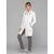 MAJA legefrakk for dame White+Graphite XS 