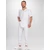 LEO Herretunika med brystlomme White  XS 