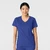 Boundless Dametunika med kurvet V-hals Galaxy Blue S 