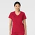 Boundless Dametunika med kurvet V-hals Red S 