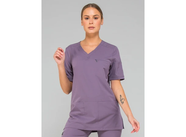 AVA Dametunika med splitt i siden Heather XL 
