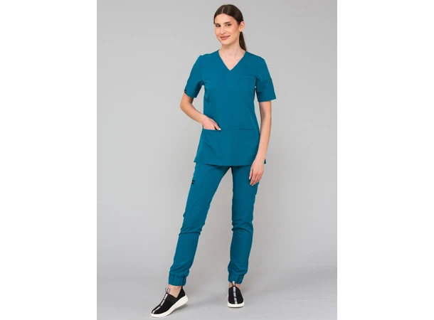 AVA Dametunika med splitt i siden Sea Blue XXL 