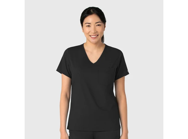 Boundless Dametunika med kurvet V-hals Black XL 