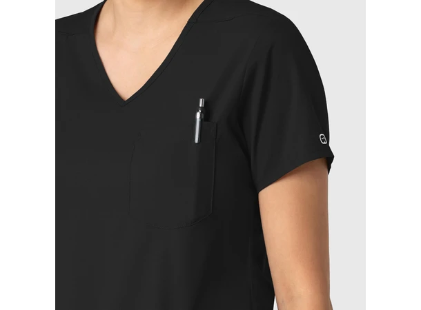 Boundless Dametunika med kurvet V-hals Black XL 