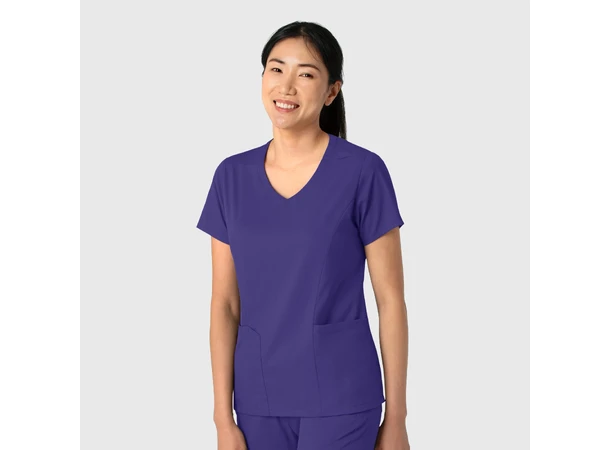 Boundless Dametunika med kurvet V-hals Grape M 