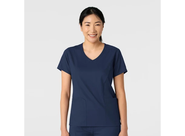 Boundless Dametunika med kurvet V-hals Navy XXS 