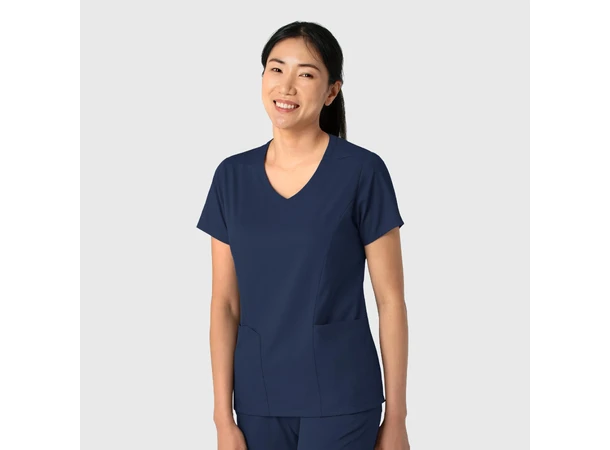 Boundless Dametunika med kurvet V-hals Navy XXS 