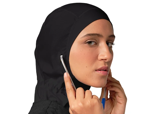 Dame Hijab Operasjonslue Black L/XL 
