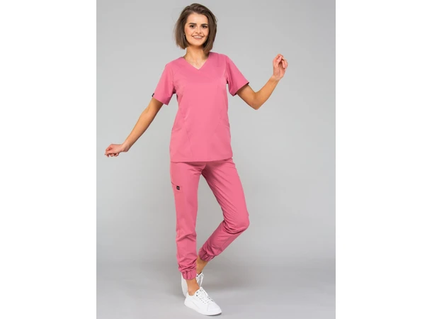 GYM Damebukse med snøring i livet Flamingo Pink XS 