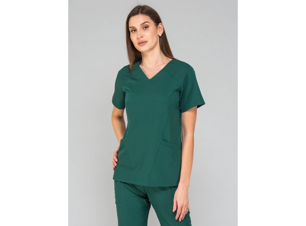 KIM Dametunika med V-hals Green M 