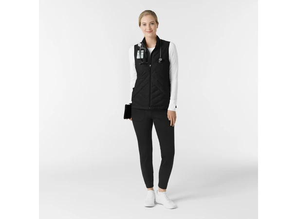 Layers dunvest for dame Black S 