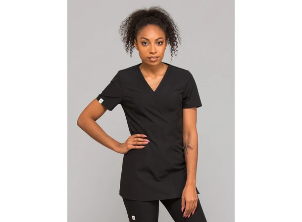 MIA Dametunika med Y-hals Black L 