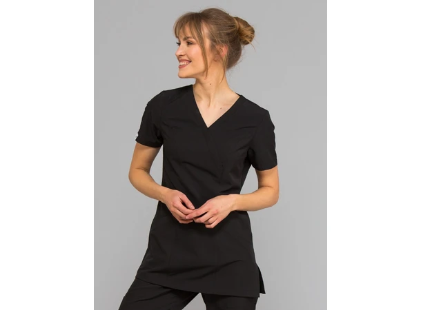 MIA Dametunika med Y-hals Black L 