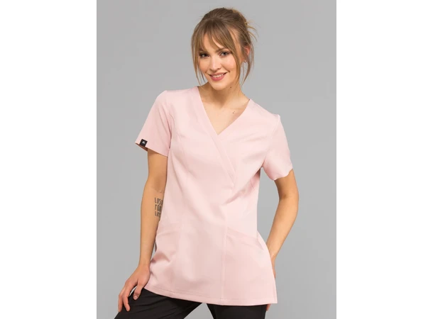 MIA Dametunika med Y-hals Powder Pink XS 