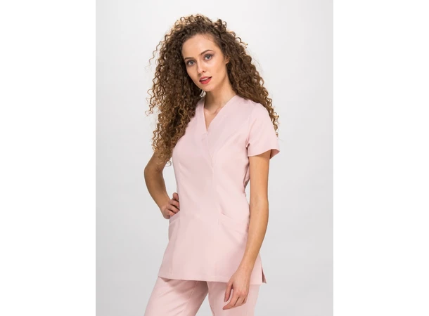 MIA Dametunika med Y-hals Powder Pink XS 