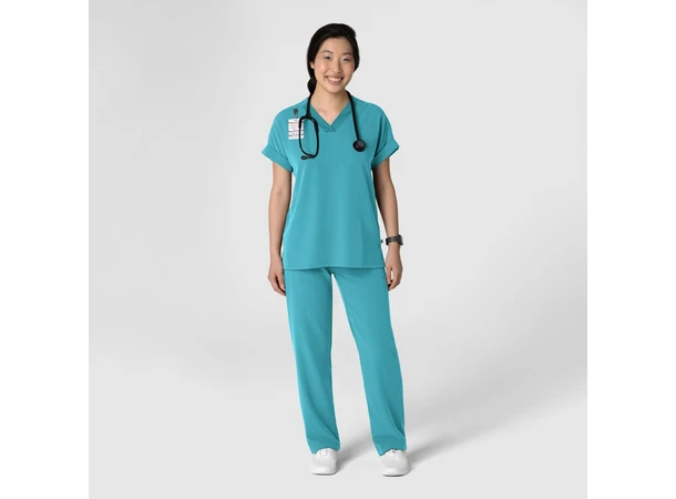 Nova Damebukse med snøring i livet Teal Blue L 