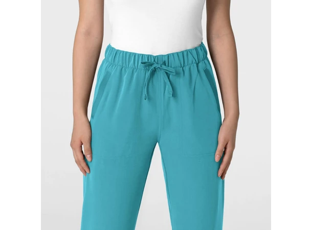 Nova Damebukse med snøring i livet Teal Blue L 
