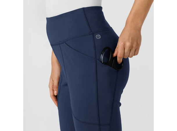 Renew Knit Yogabukse med strikk i livet Navy 3XL 