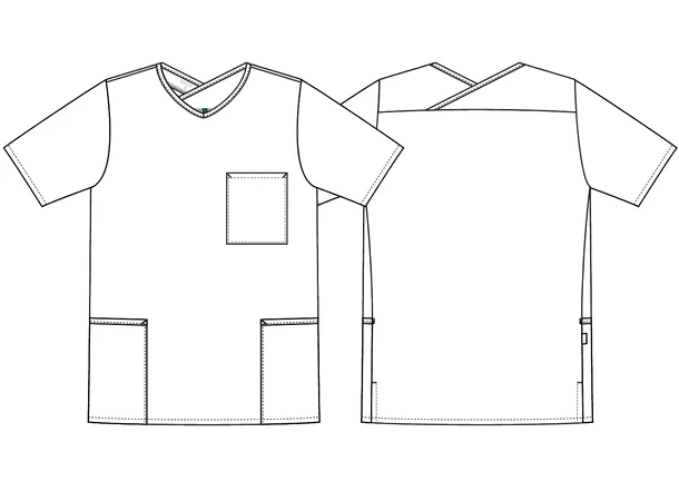 Standard helsetunika Marineblå XXL 