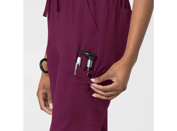 Thrive Damebukse med strikk i ben Wine XXL 