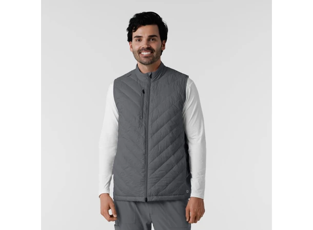 Tynn dunvest for herre Pewter 3XL 