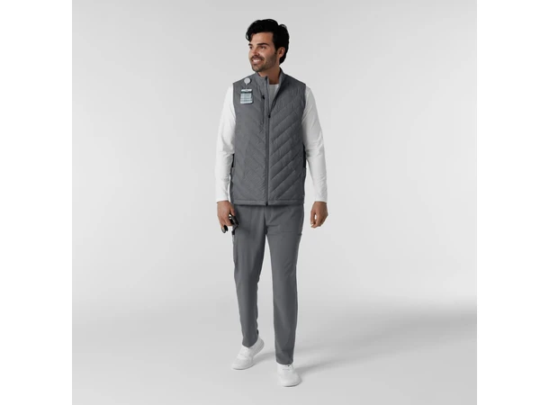 Tynn dunvest for herre Pewter 3XL 