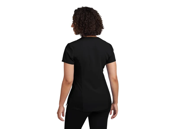 V-Tess Dametunika med V-hals Black M 