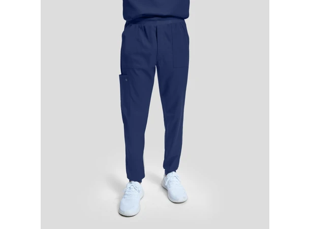 Vibe Herrebukse med snøring i livet Navy M 