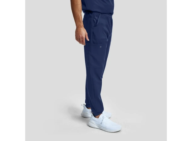 Vibe Herrebukse med snøring i livet Navy M 