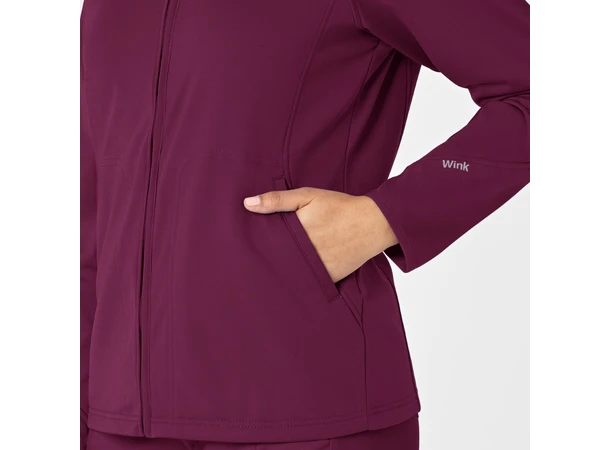 W123 Damejakke med frontlommer Wine XS 