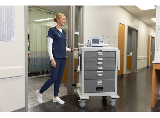 W123 Dametunika med V-hals Navy S 