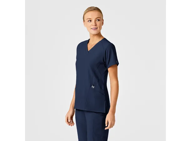 W123 Dametunika med V-hals Navy S 