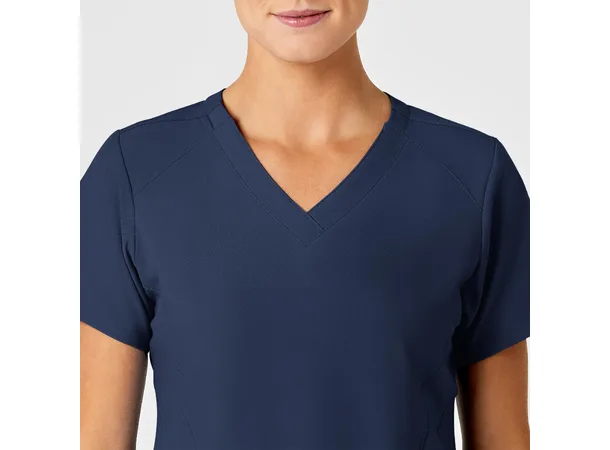 W123 Dametunika med V-hals Navy S 