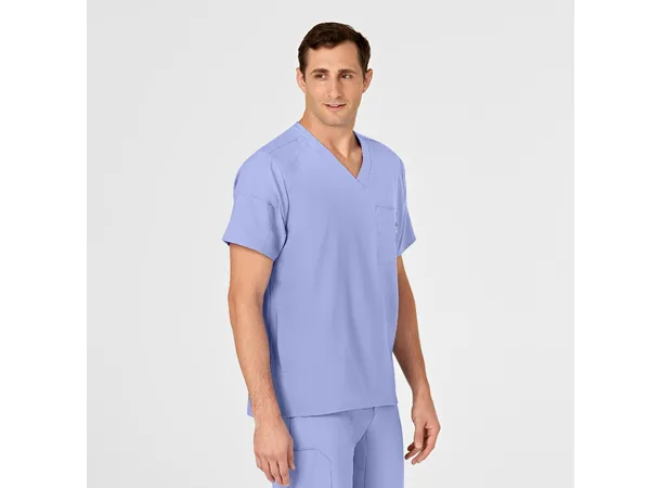 W123 Herretunika med V-hals Ceil Blue L 