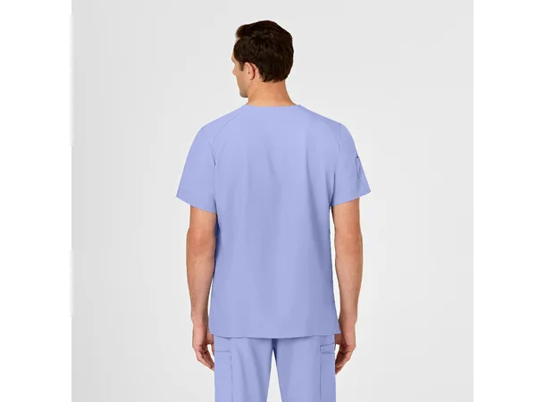 W123 Herretunika med V-hals Ceil Blue L 