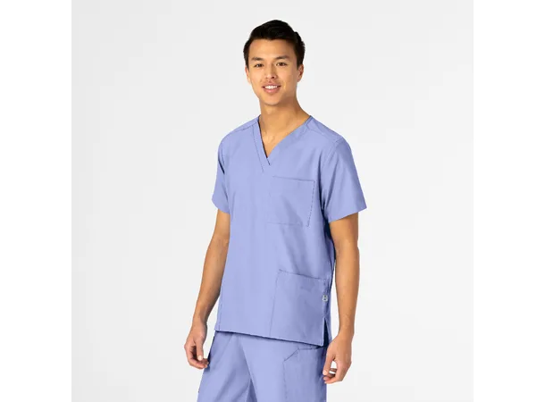 W123 Unisex tunika med 4 lommer Ceil Blue 3XL 