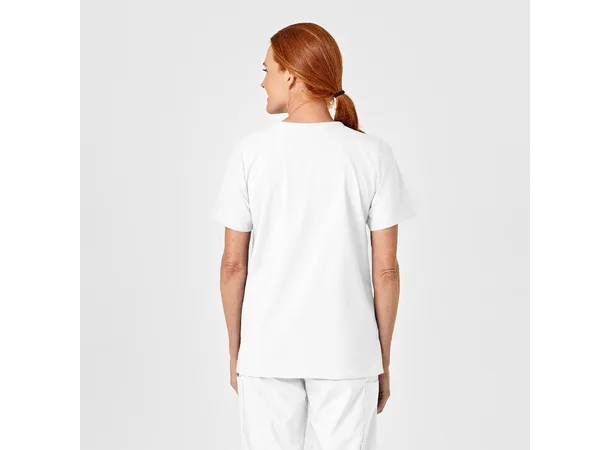 W123 Unisex tunika med 4 lommer White XXS 