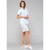 ROZA Dametunika med knapper i front Baby Blue S 