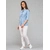 ROZA Dametunika med 3-kvart arm Blue L 