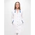 MAJA legefrakk for dame White+Cobalt M 
