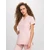 MIA Dametunika med Y-hals Powder Pink XS 