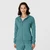 Renew Knit Damejakke med hette Vintage Teal M 
