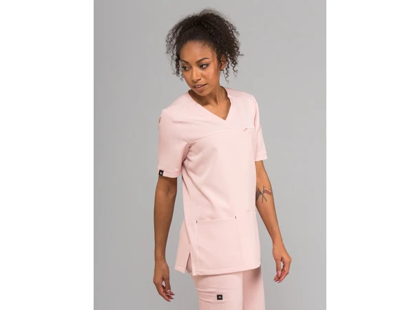 AVA Dametunika med splitt i siden Powder Pink XS 