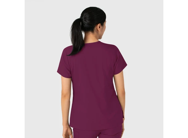 Boundless Dametunika med kurvet V-hals Wine XS 